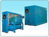 Compressor inside an acoustic chamber